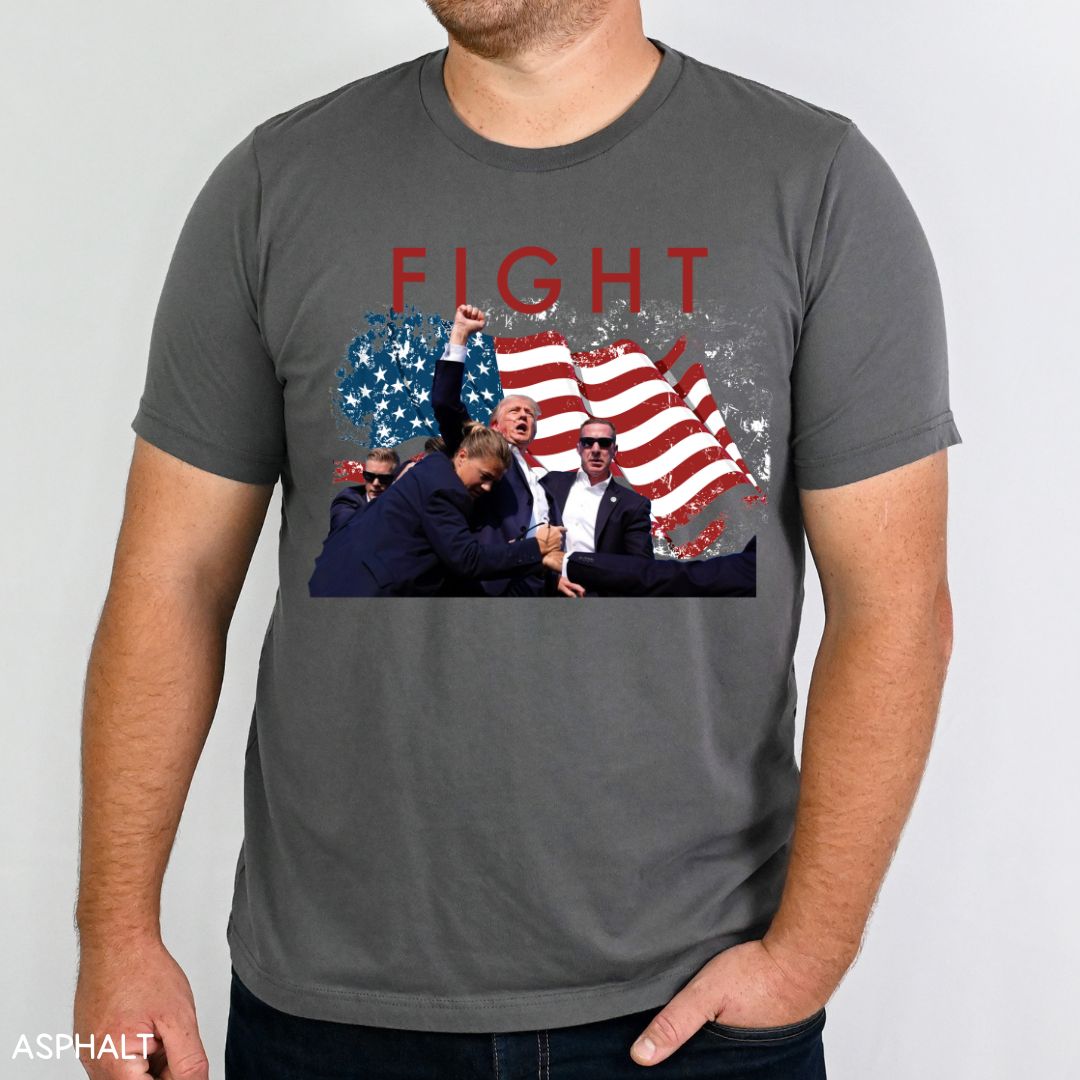 America - Trump Fight - Unisex Adult Tee