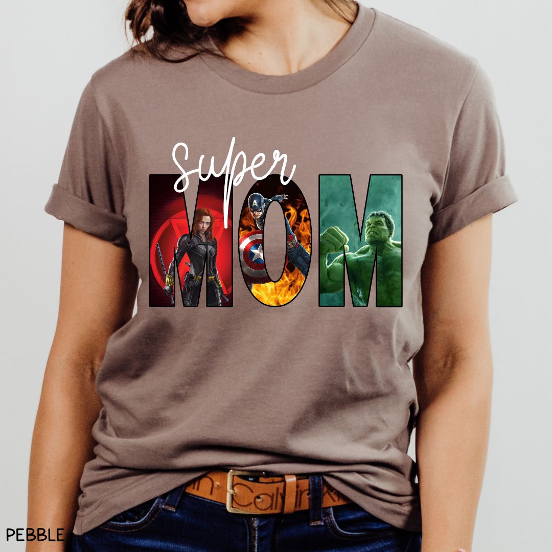 Super Mom - Heroes - Unisex Adult Tee