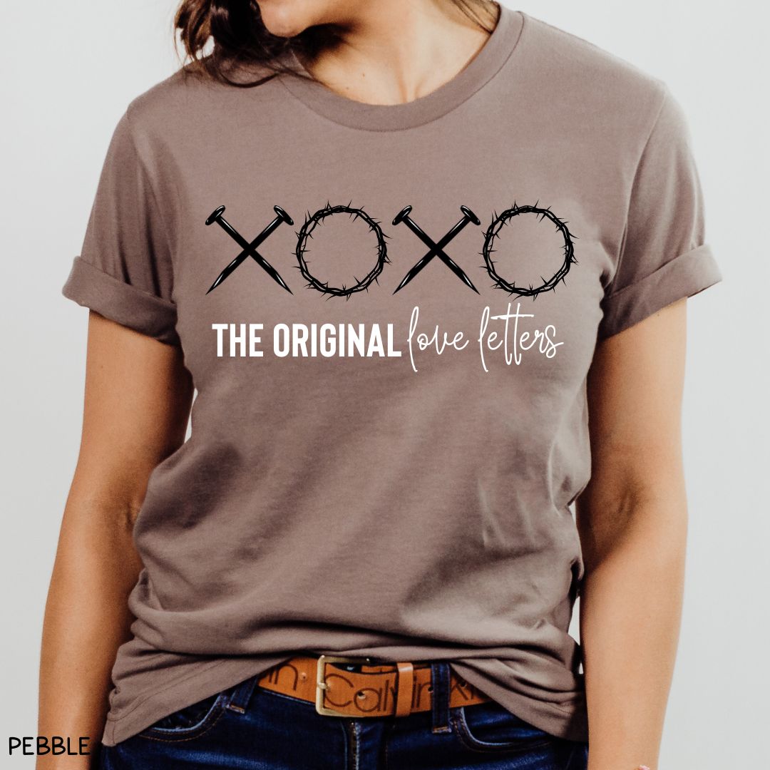 Valentine's - XOXO Love Letters - Unisex Adult Tee