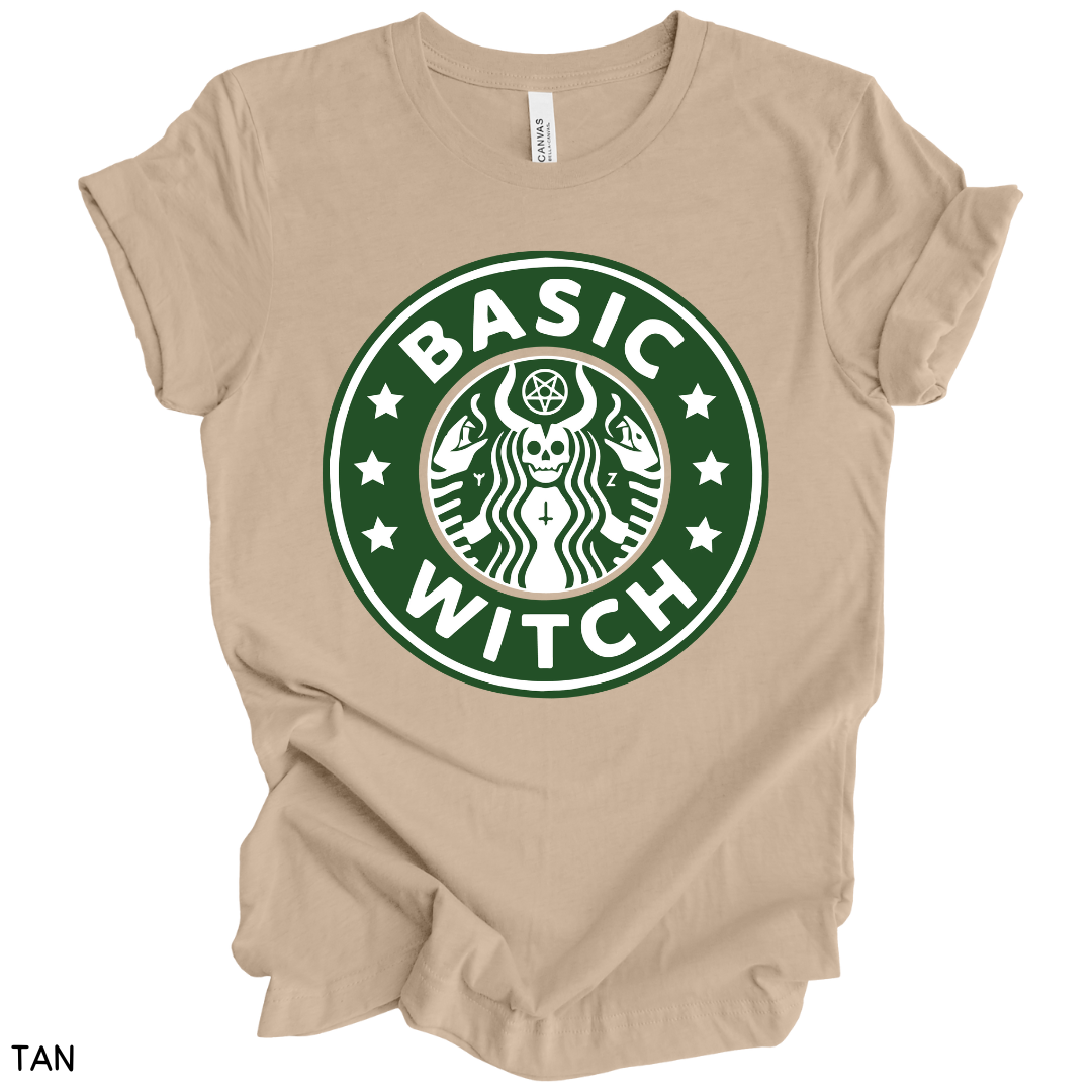 Halloween - Adult Tee - Starbucks Basic Witch