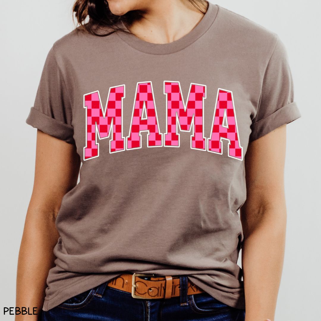 MAMA Checkers - Unisex Adult Tee