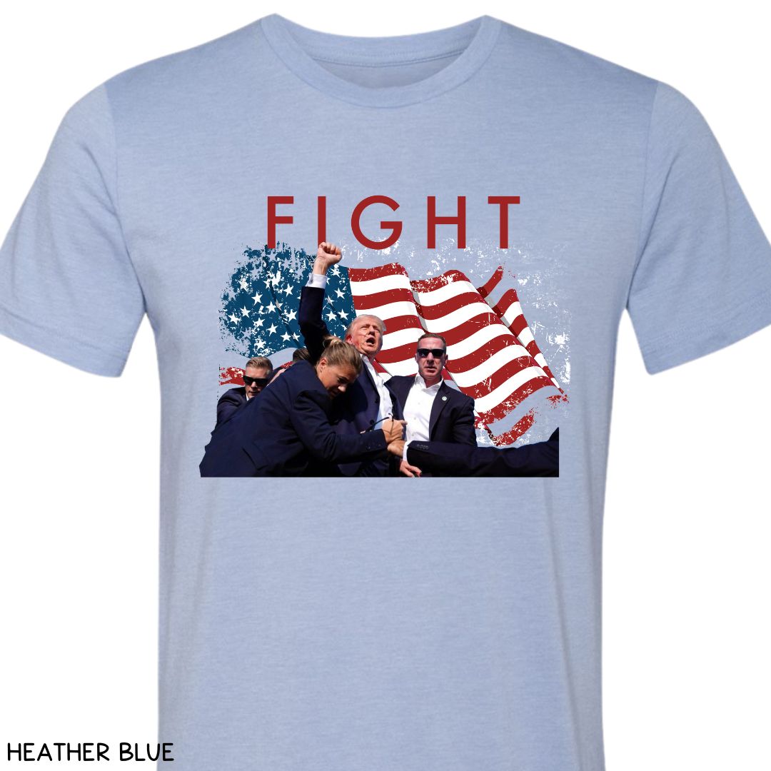 America - Trump Fight - Unisex Adult Tee