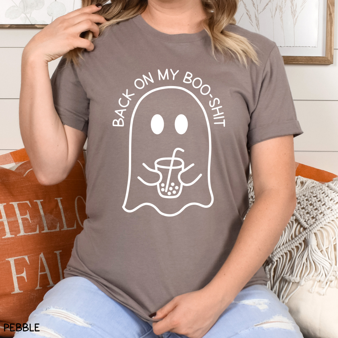 Halloween - Adult Tee - Back on my Boo Shit