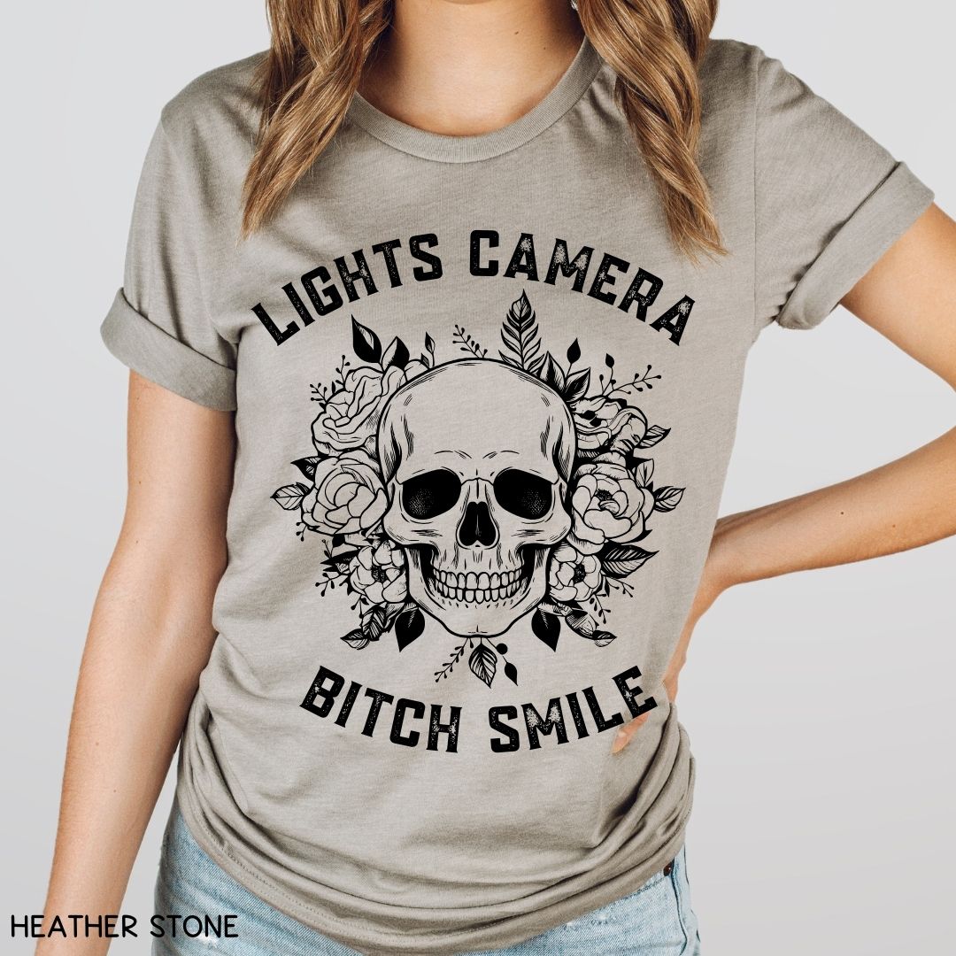 Swiftie - Lights Camera Bitch Smile - Unisex Adult Tee