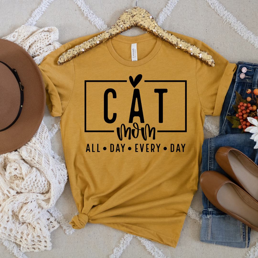 Cat Mom - Unisex Adult Tee