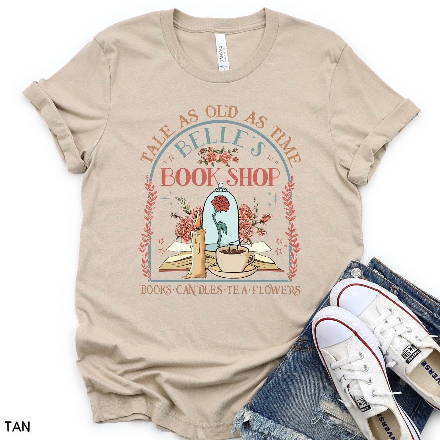 Beauty and the Beast - Tale As Old As Time - Unisex Adult Tee