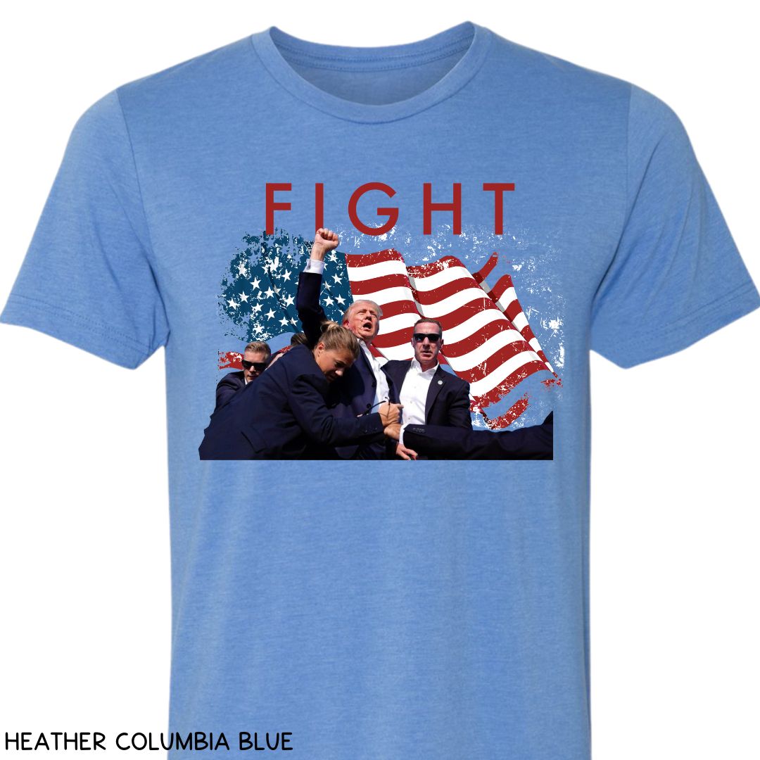 America - Trump Fight - Unisex Adult Tee