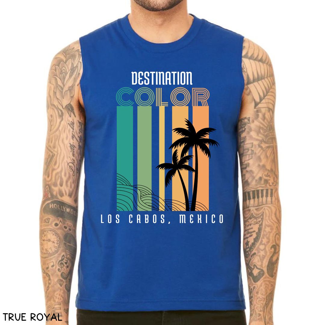 Cabo - Color Bars - Unisex Muscle Tank