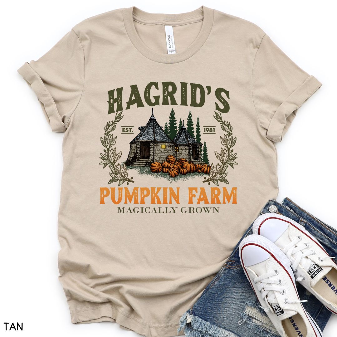 Fall - Hagrid's Pumpkin Farm - Unisex Adult Tee