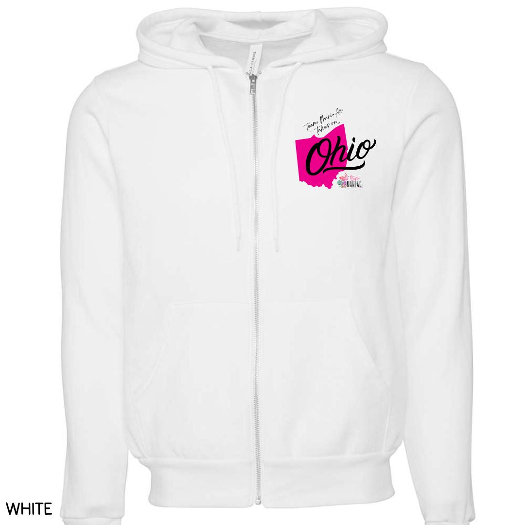 Team Mani-ac United - Unisex Adult Zip Up Hoodie