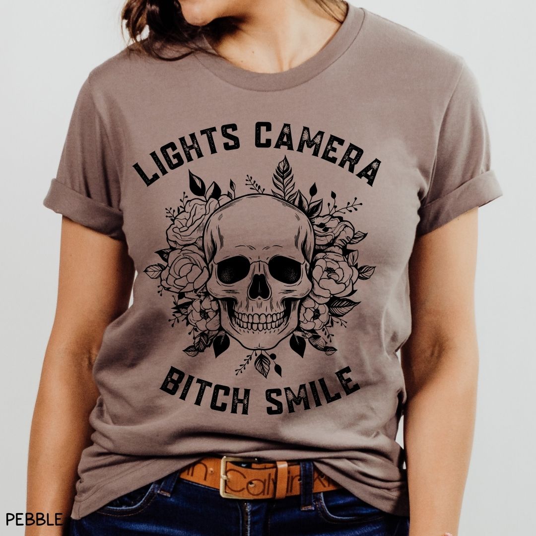 Swiftie - Lights Camera Bitch Smile - Unisex Adult Tee