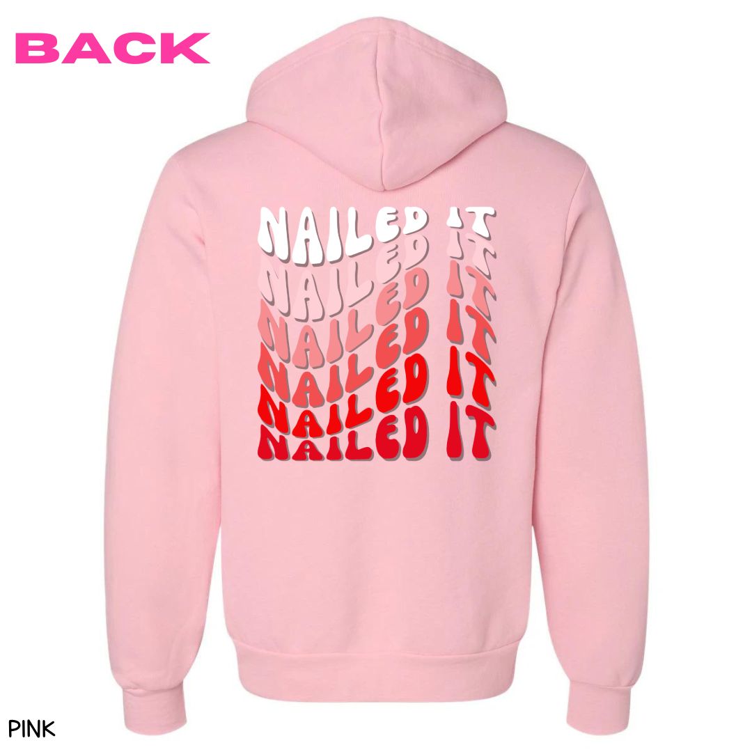 Team Nailed It - Unisex Adult Zip Up Hoodie