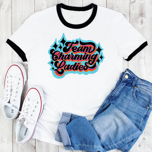 Team Charming Ladies - Unisex Adult Ringer Tee