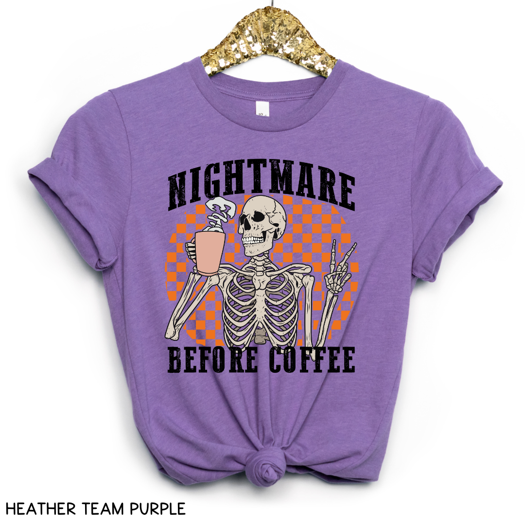 Halloween - Adult Tee - Nightmare Before Coffee