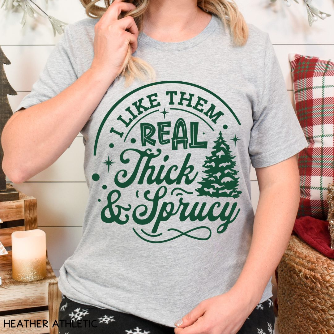 Christmas - Thick & Sprucy - Unisex Adult Tee