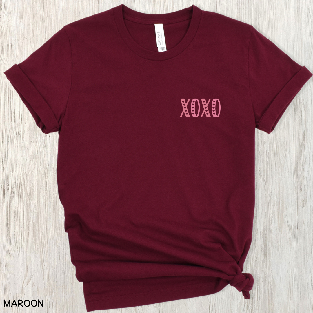 Valentines - XOXO Pocket - Unisex Adult Tee