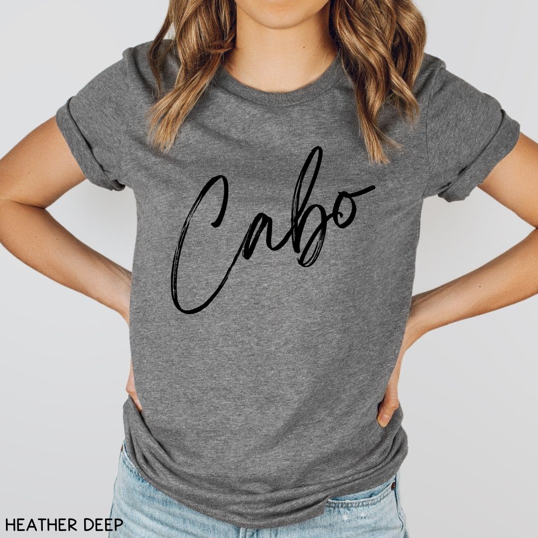 Cabo - Script - Unisex Adult Tee