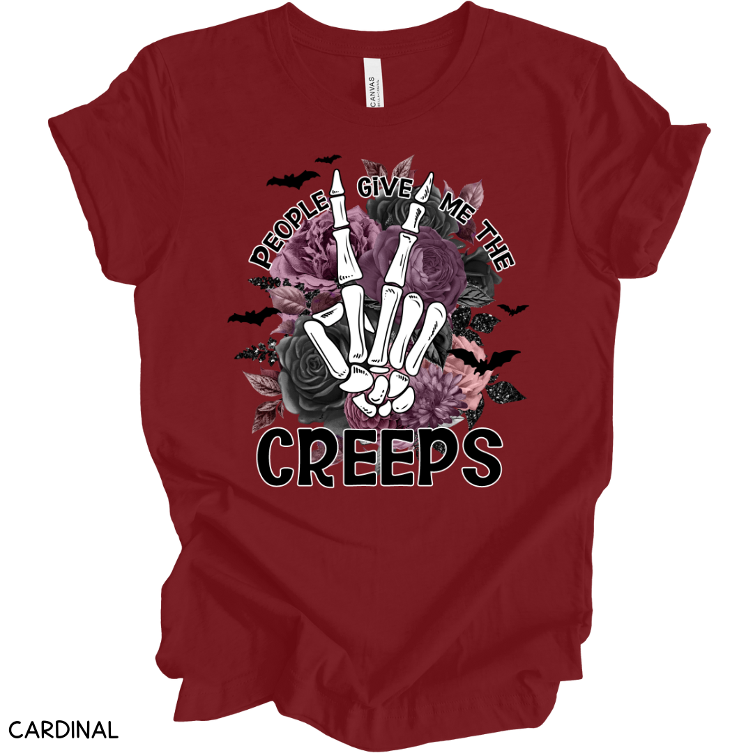 Halloween - Adult Tee - People Give Me The Creeps