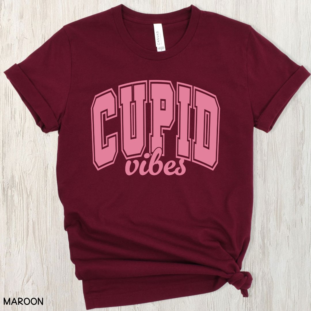 Valentines - Cupid Vibes - Unisex Adult Tee