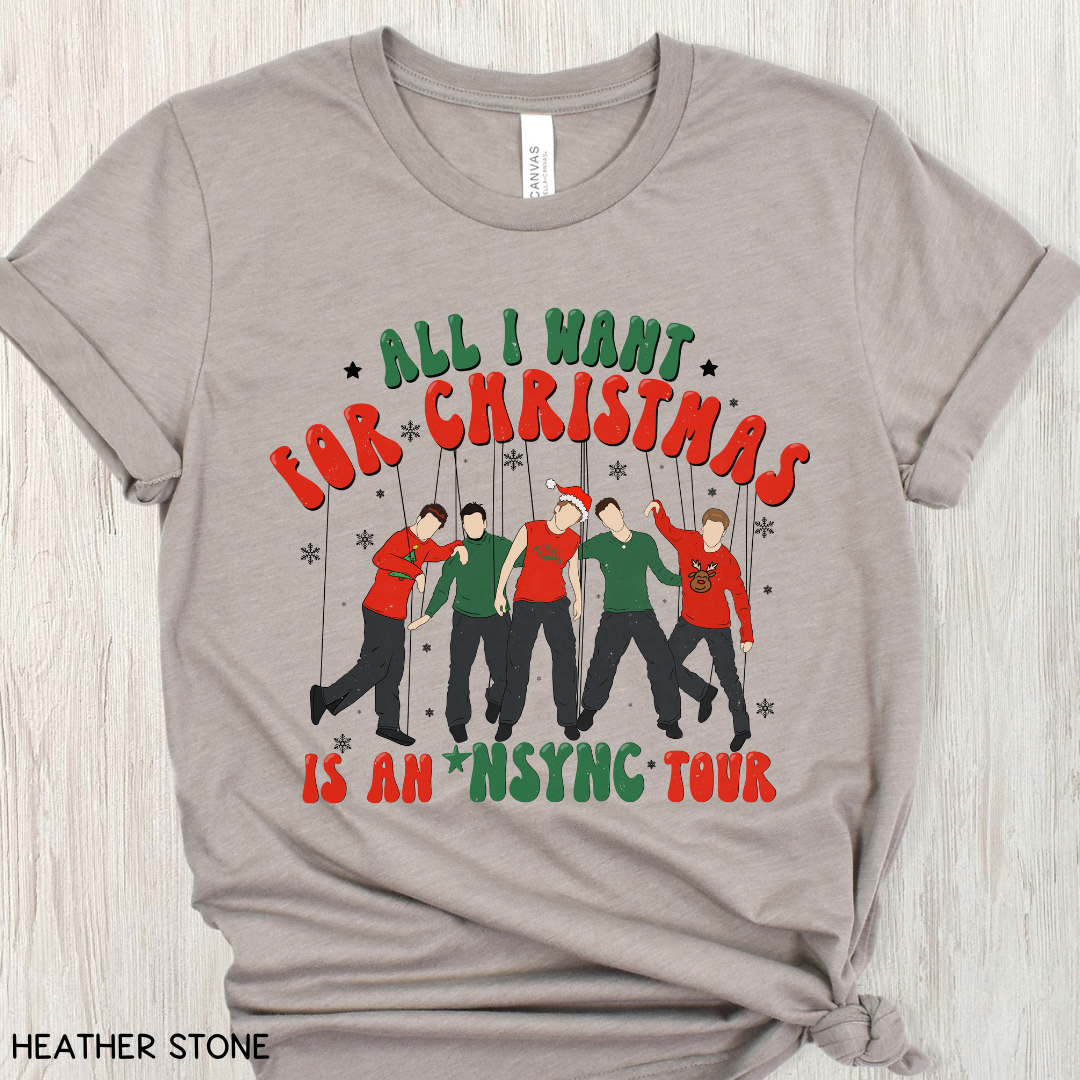 Christmas - NSync Tour - Unisex Adult Tee