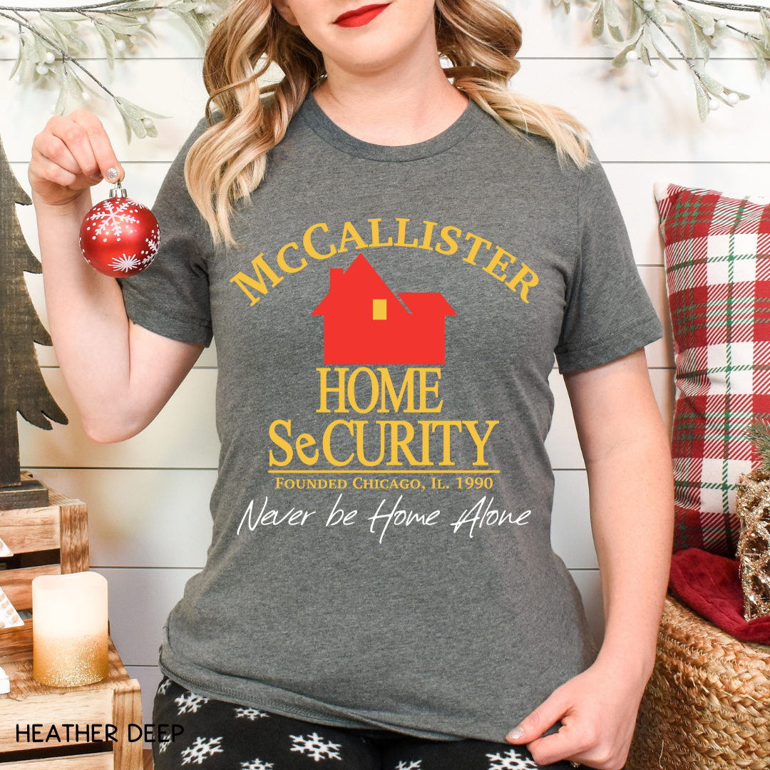 Christmas - McCallister Home Security - Unisex Adult Tee