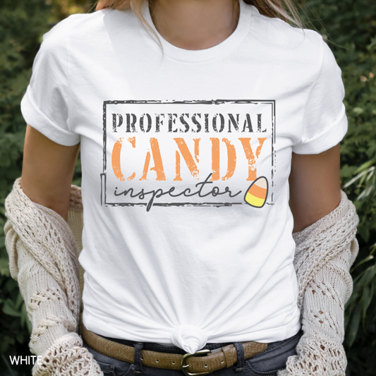 Halloween - Adult Tee - Candy Inspector