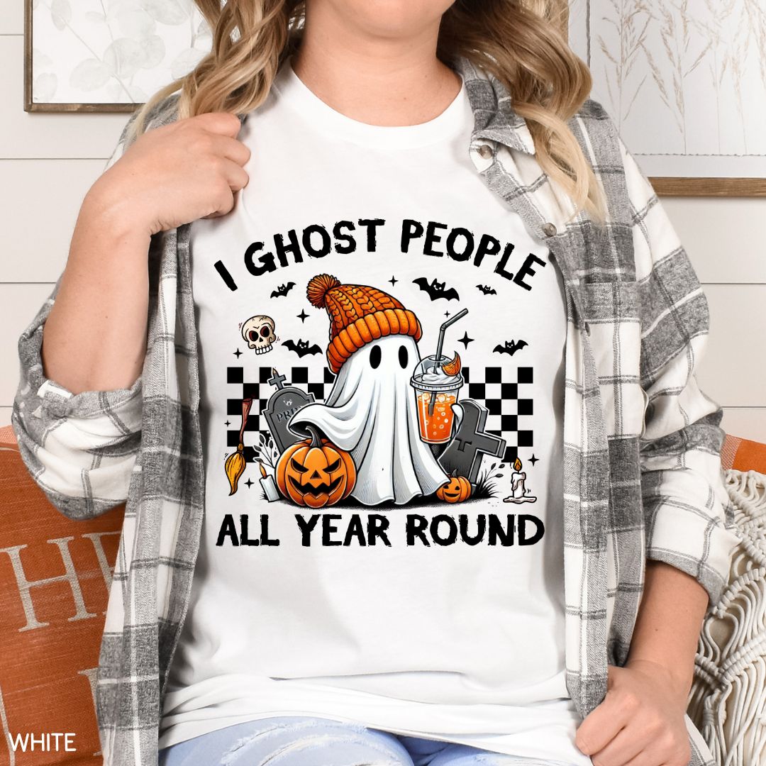 Halloween - I Ghost People - Unisex Adult Tee