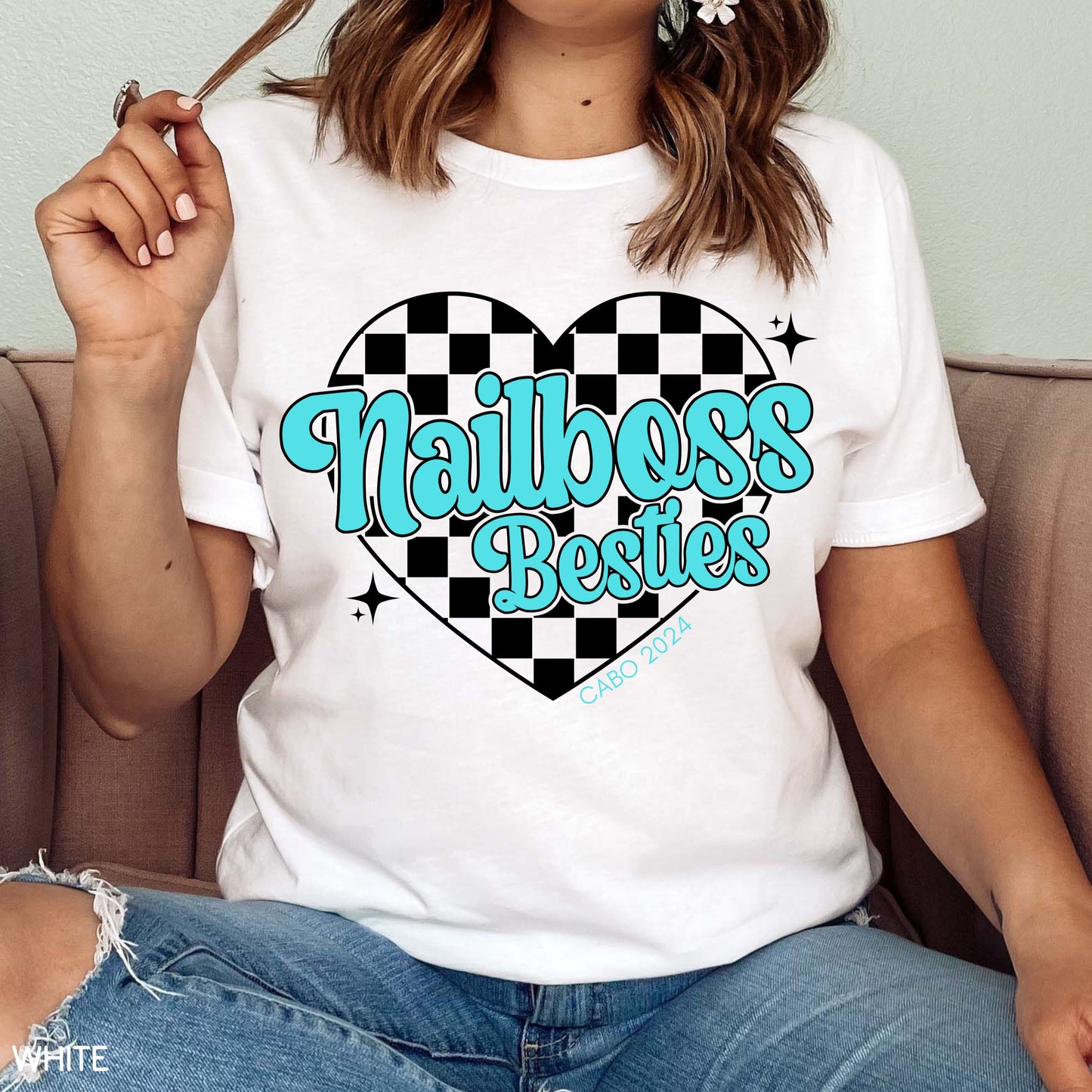 Cabo - NailBoss Besties - Unisex Adult Tee