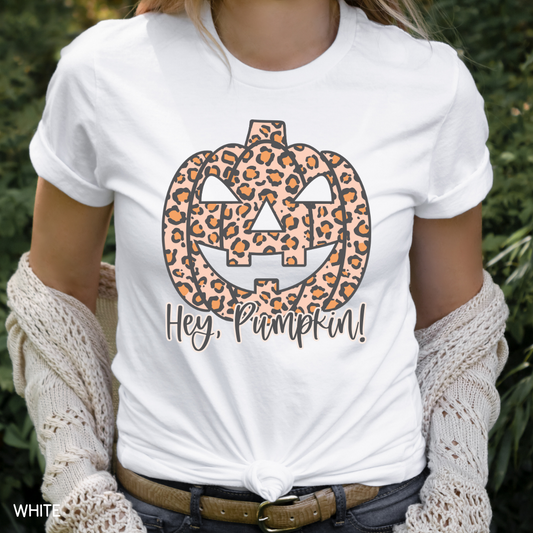 Halloween - Adult Tee - Hey Pumpkin