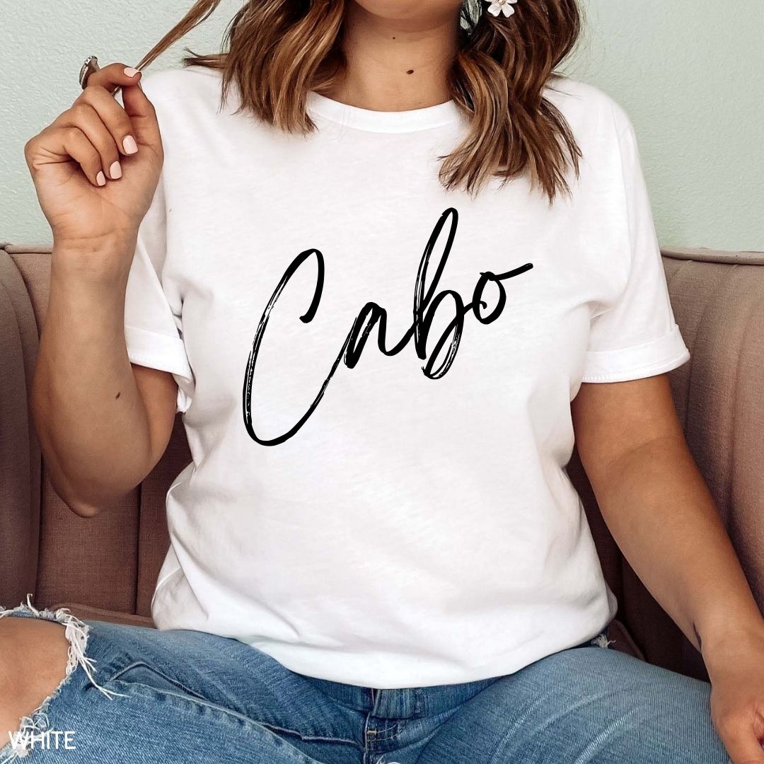 Cabo - Script - Unisex Adult Tee