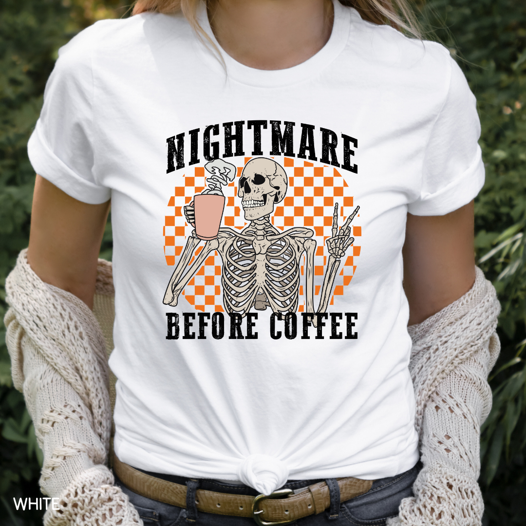 Halloween - Adult Tee - Nightmare Before Coffee