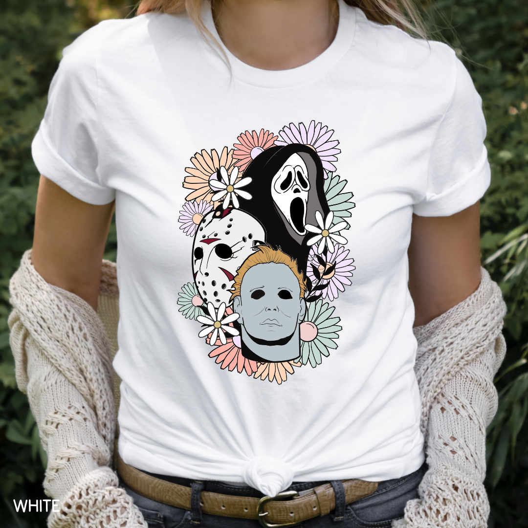 Halloween - Adult Tee - Floral Villian