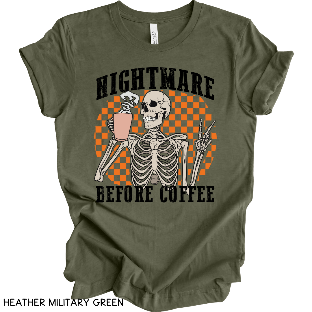 Halloween - Adult Tee - Nightmare Before Coffee