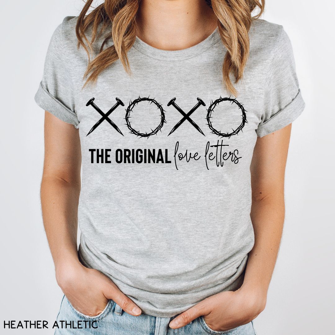 Valentine's - XOXO Love Letters - Unisex Adult Tee