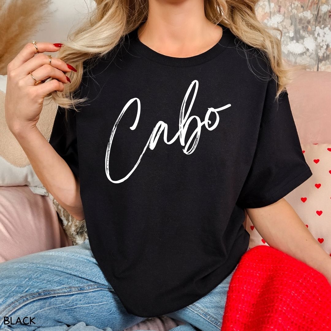 Cabo - Script - Unisex Adult Tee