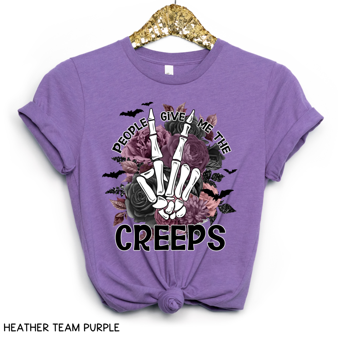 Halloween - Adult Tee - People Give Me The Creeps