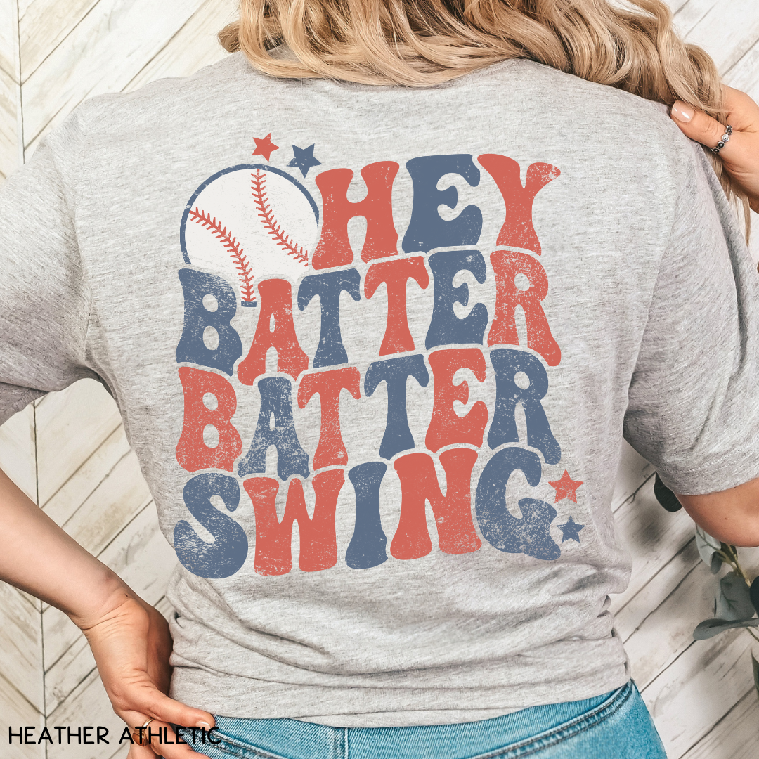 Sports - Adult Tee - Baseball Hey Batter Batter