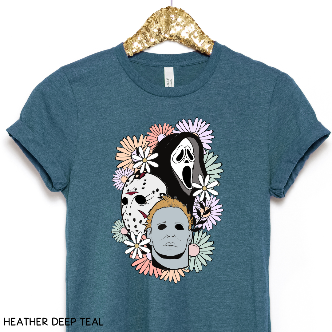 Halloween - Adult Tee - Floral Villian