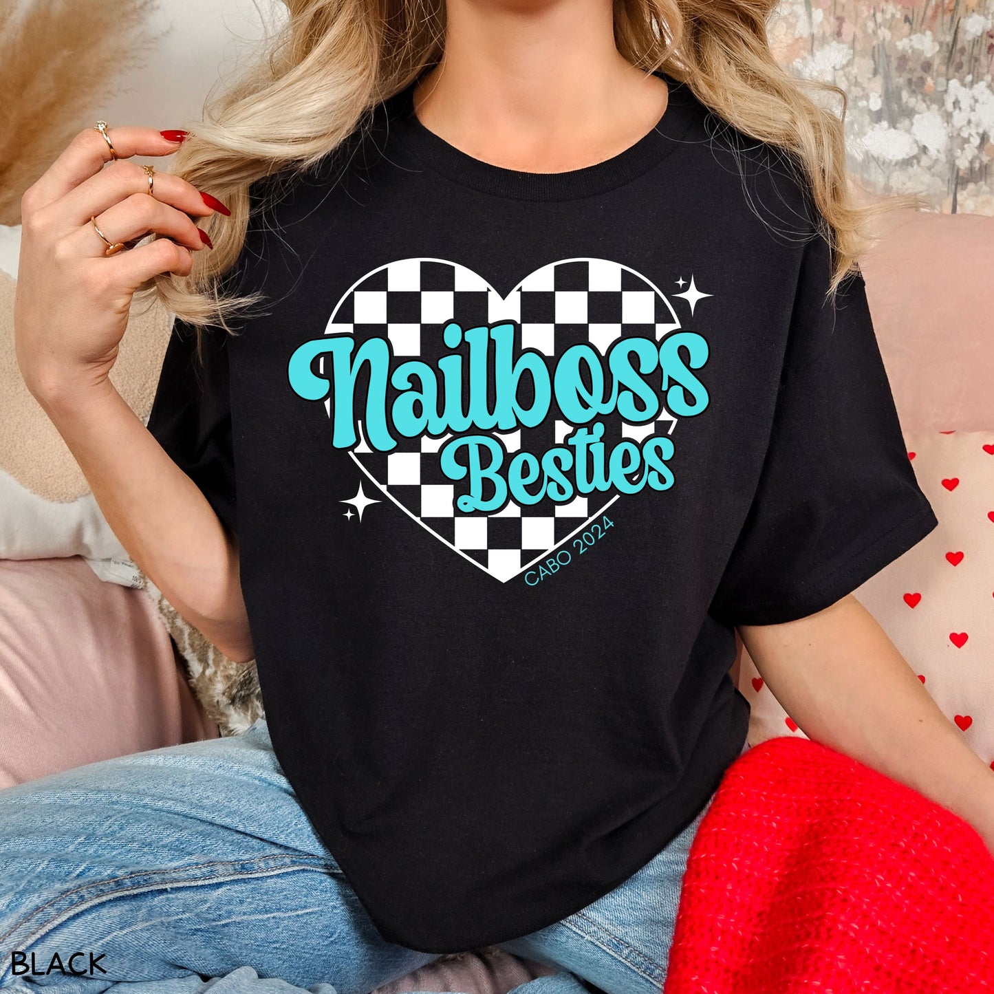 Cabo - NailBoss Besties - Unisex Adult Tee