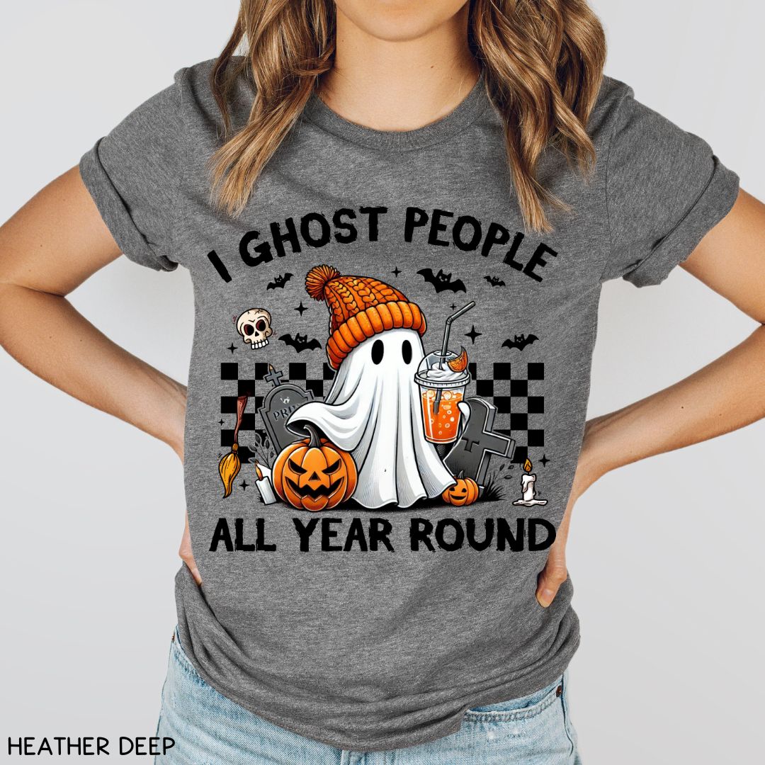 Halloween - I Ghost People - Unisex Adult Tee