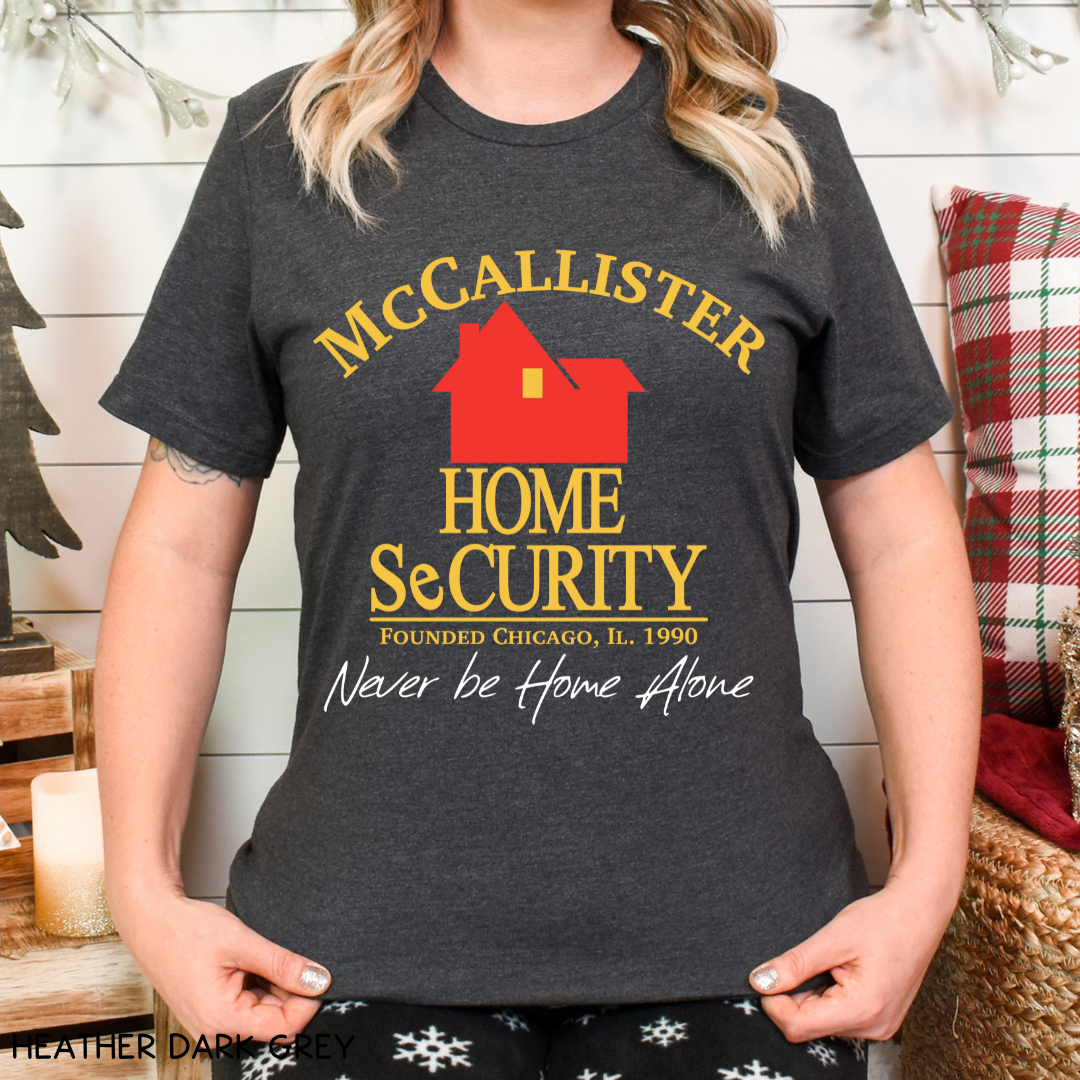 Christmas - McCallister Home Security - Unisex Adult Tee