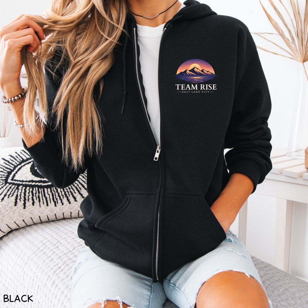 Team Rise - Kleo Unite - Unisex Adult Zip Up Hoodie