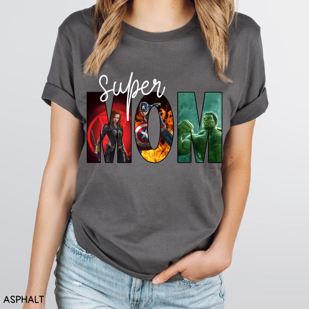 Super Mom - Heroes - Unisex Adult Tee