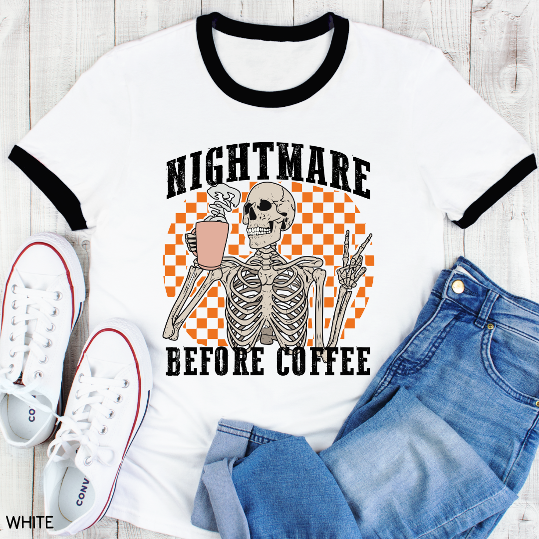 Halloween - Adult Tee - Nightmare Before Coffee