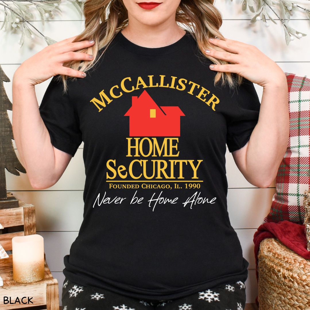 Christmas - McCallister Home Security - Unisex Adult Tee