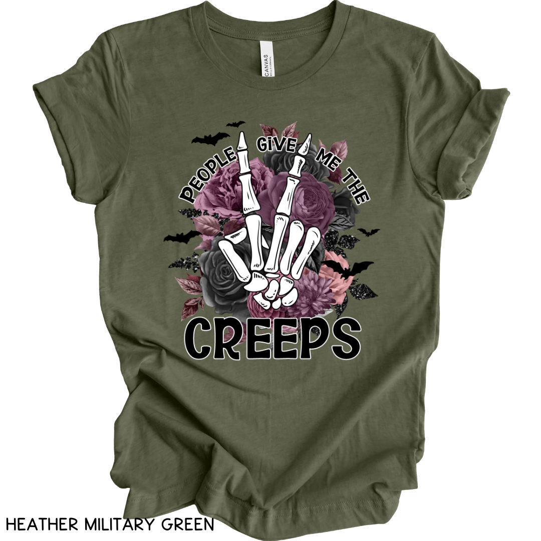 Halloween - Adult Tee - People Give Me The Creeps