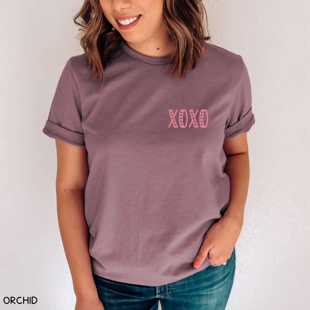 Valentines - XOXO Pocket - Unisex Adult Tee