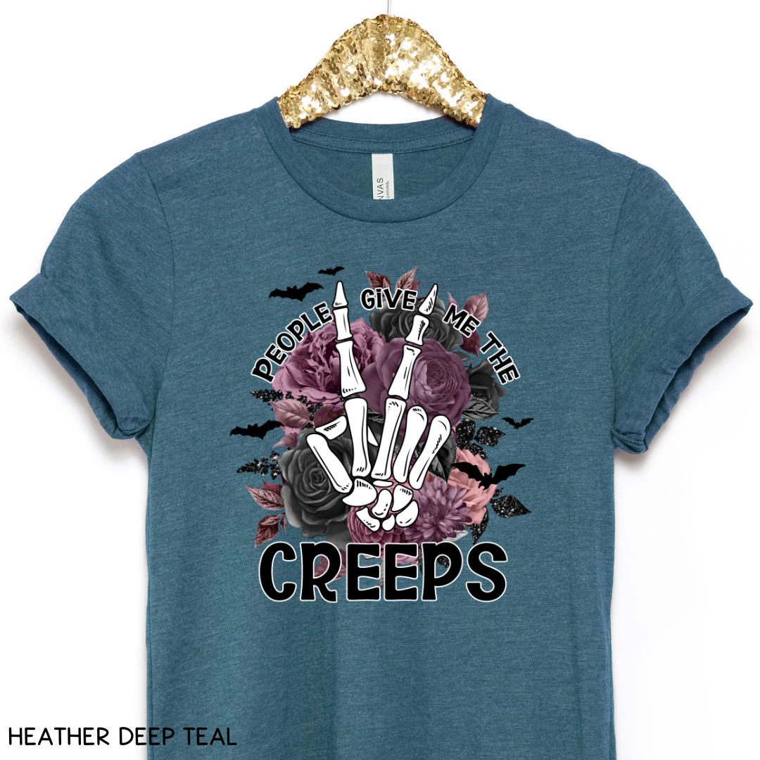 Halloween - Adult Tee - People Give Me The Creeps