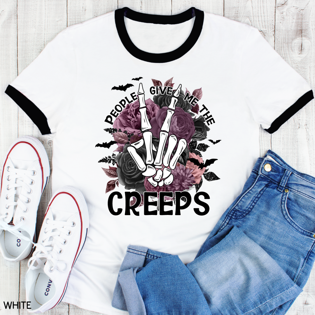 Halloween - Adult Tee - People Give Me The Creeps