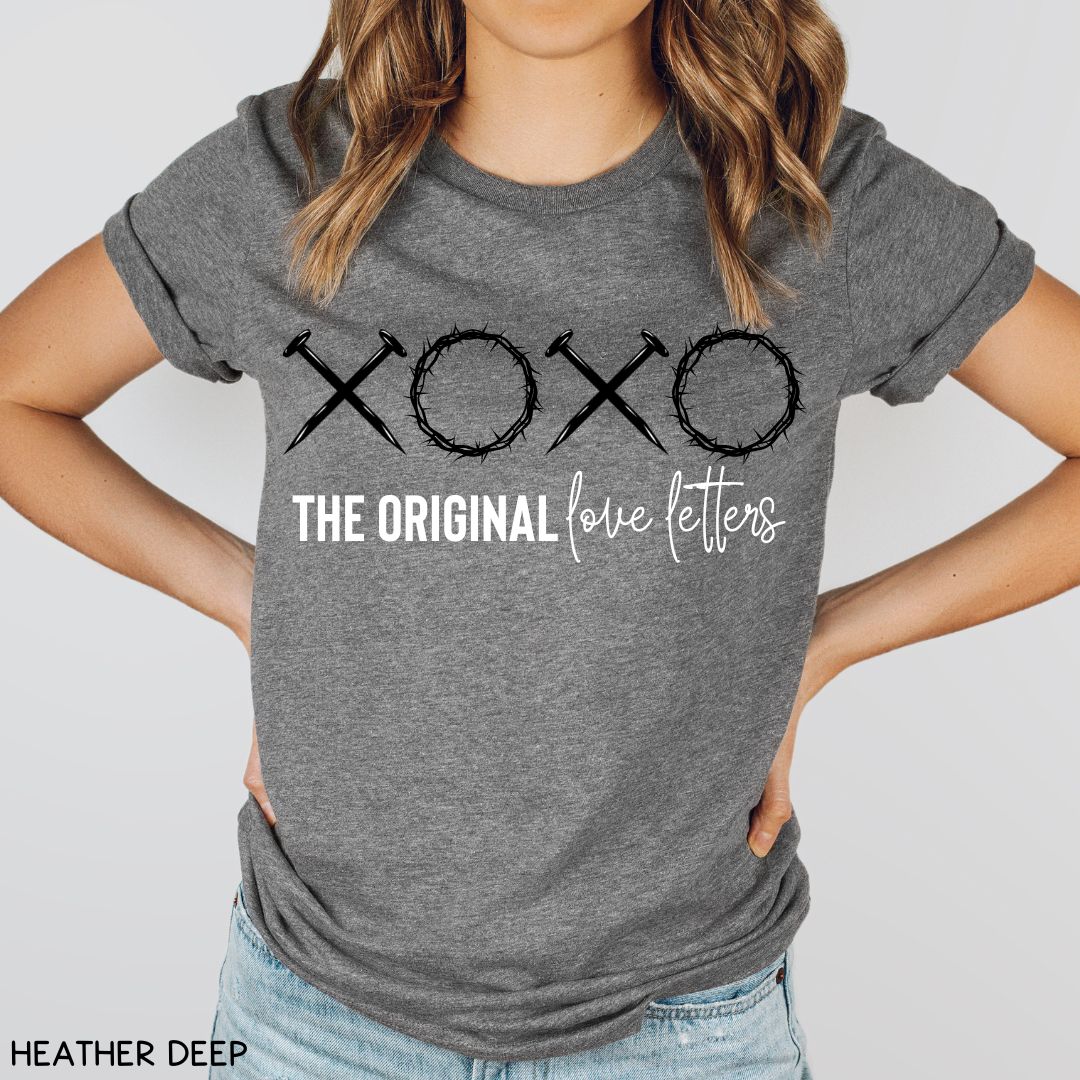 Valentine's - XOXO Love Letters - Unisex Adult Tee